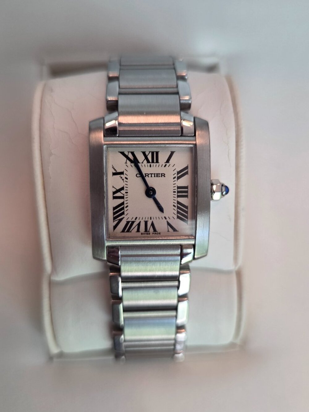 Cartier SM Steel Tank Francaise